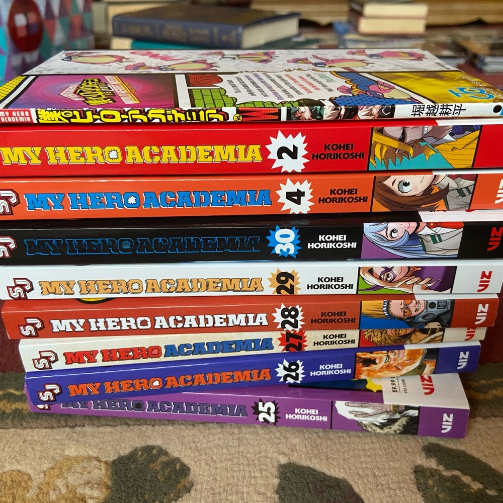 My Hero Academia Manga assorted books